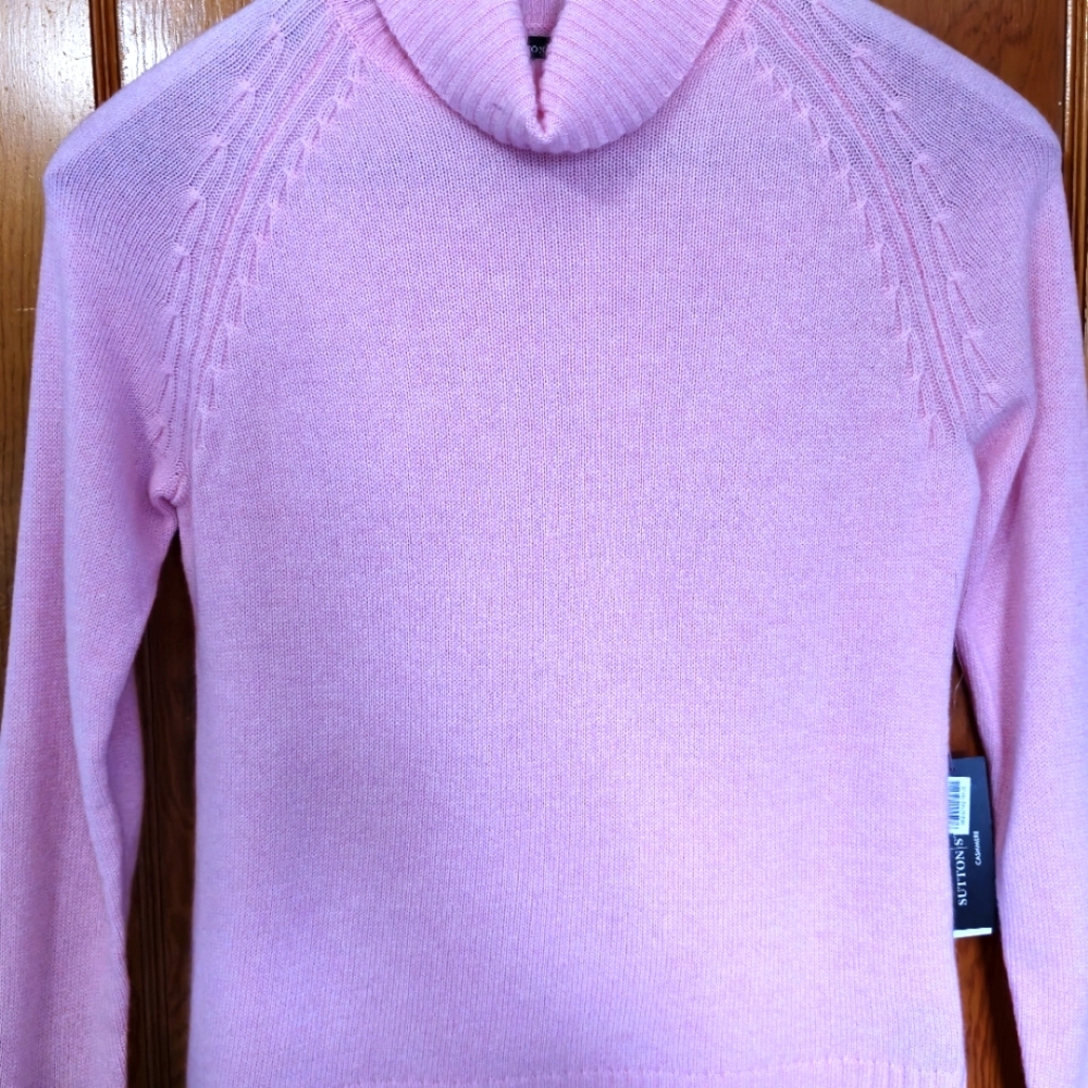 Sutton Studio 100% Cashmere Turtleneck Sweater